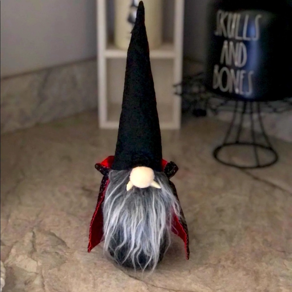 Dracula Halloween gnome 4 tier tray & Rae Dunn